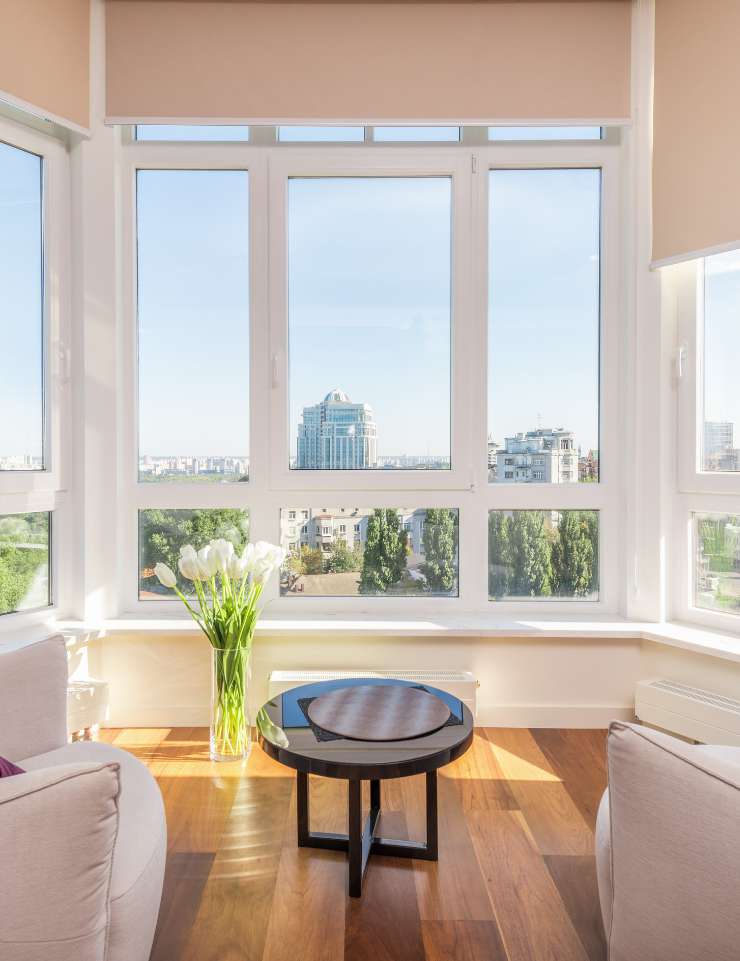 Luxury home improvement solutions with a stunning city-view window